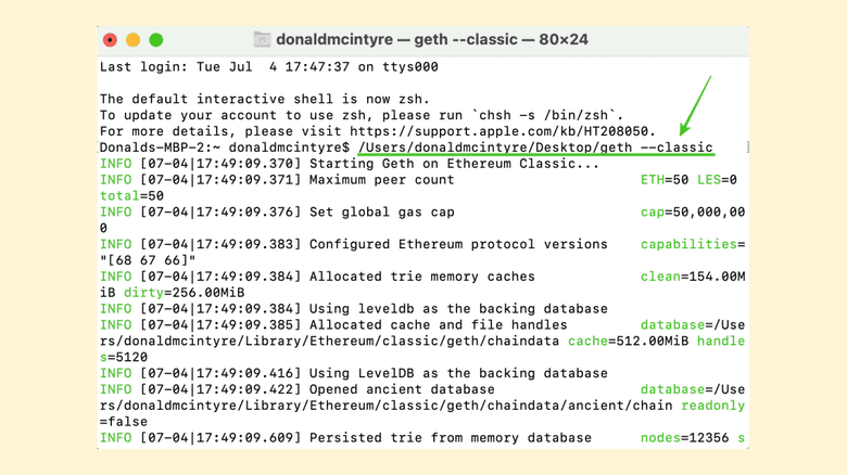 Running an ETC Core-Geth node. Running an ETC Core-Geth node.